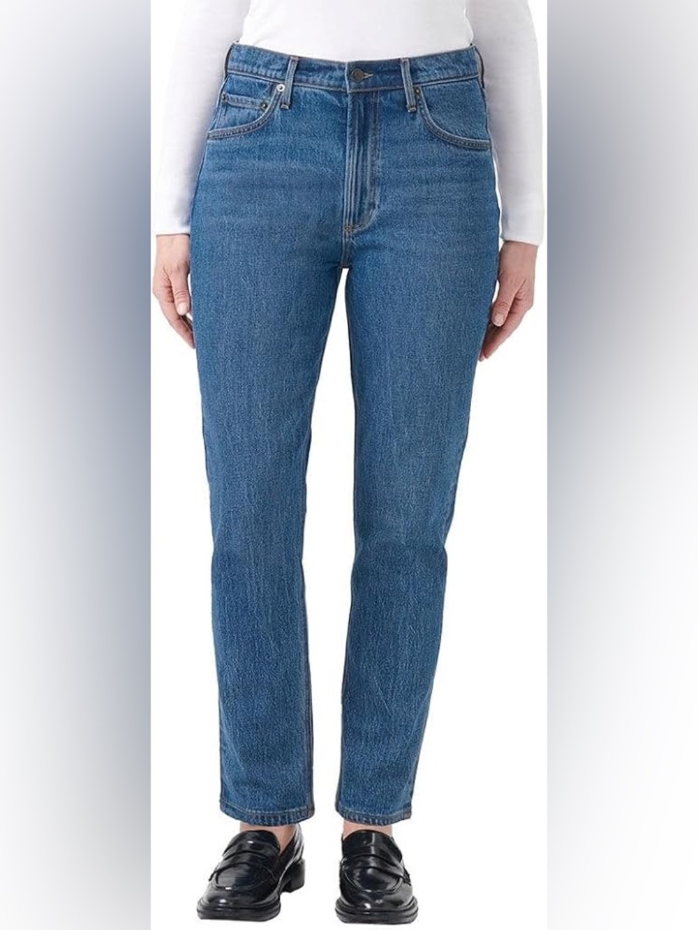4 for $20 🫧 KIRKLAND // Mom Straight-Leg Blue Jeans